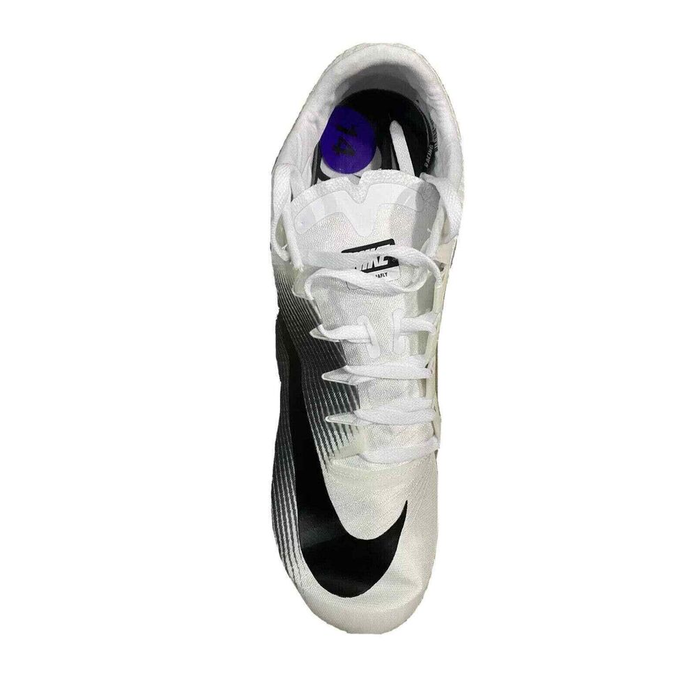 Nike Zoom Ja Fly JaFly 3 Sprint Track White/Grey/Silver 865633-102 Men Sz 14